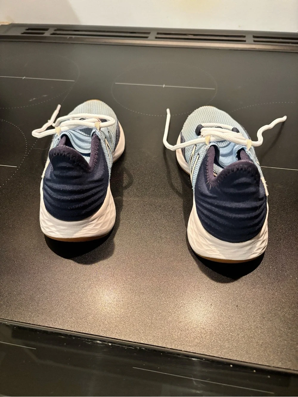 Kids' Light Blue & Navy New Balance Fresh Foam Roav